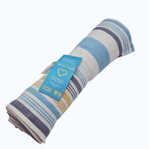 Deborah Connolly Ring Spun Turkish Cotton Loops Beach Towel Multi Striped 36x68